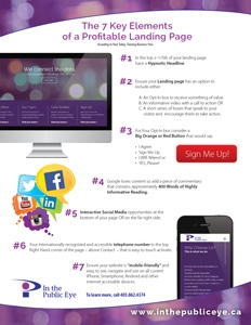 In the Public Eye - 7 Elements of a Landing Page